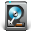 HD Open Drive Blue Icon 32x32 png